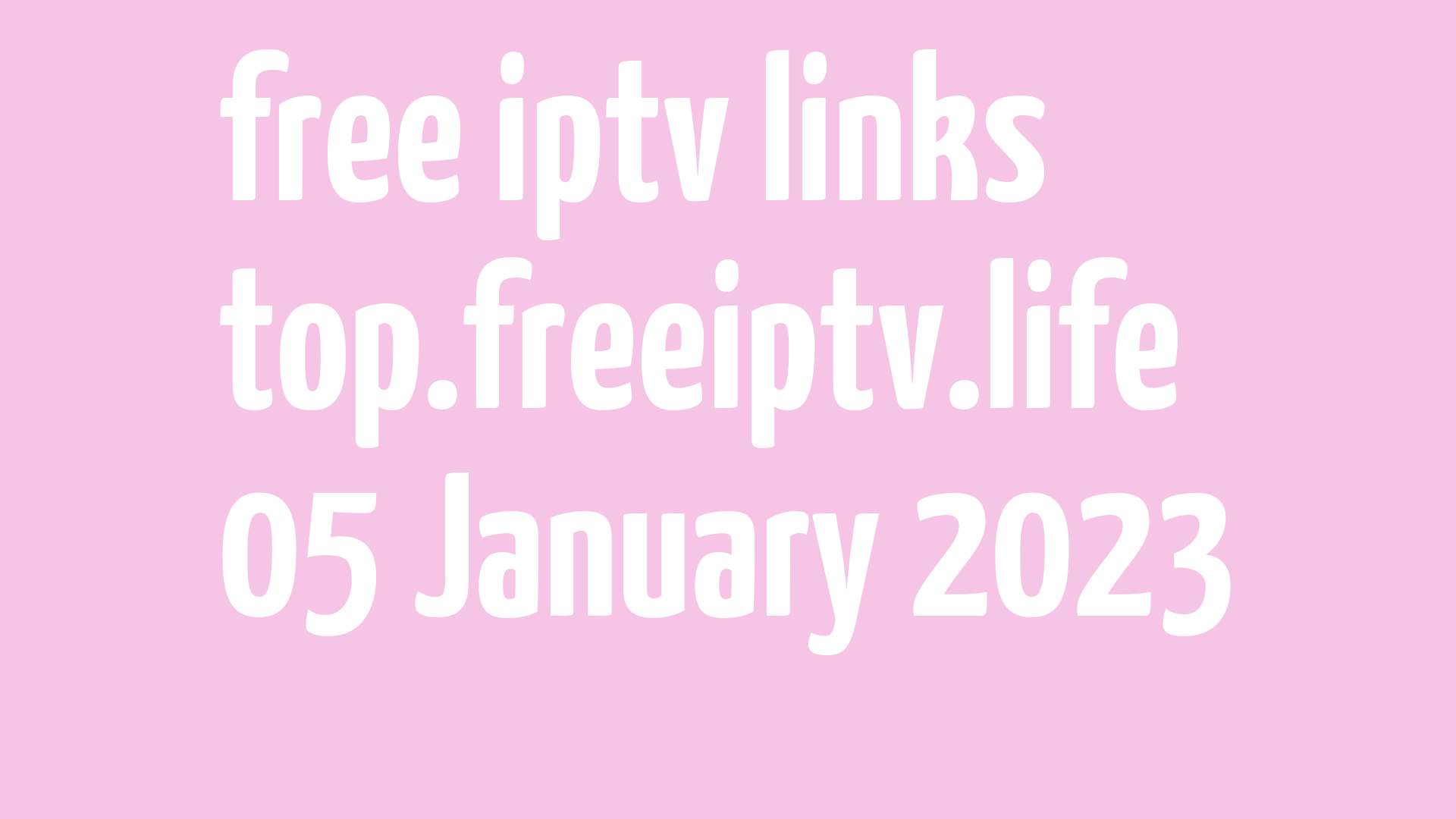 free iptv links 040123